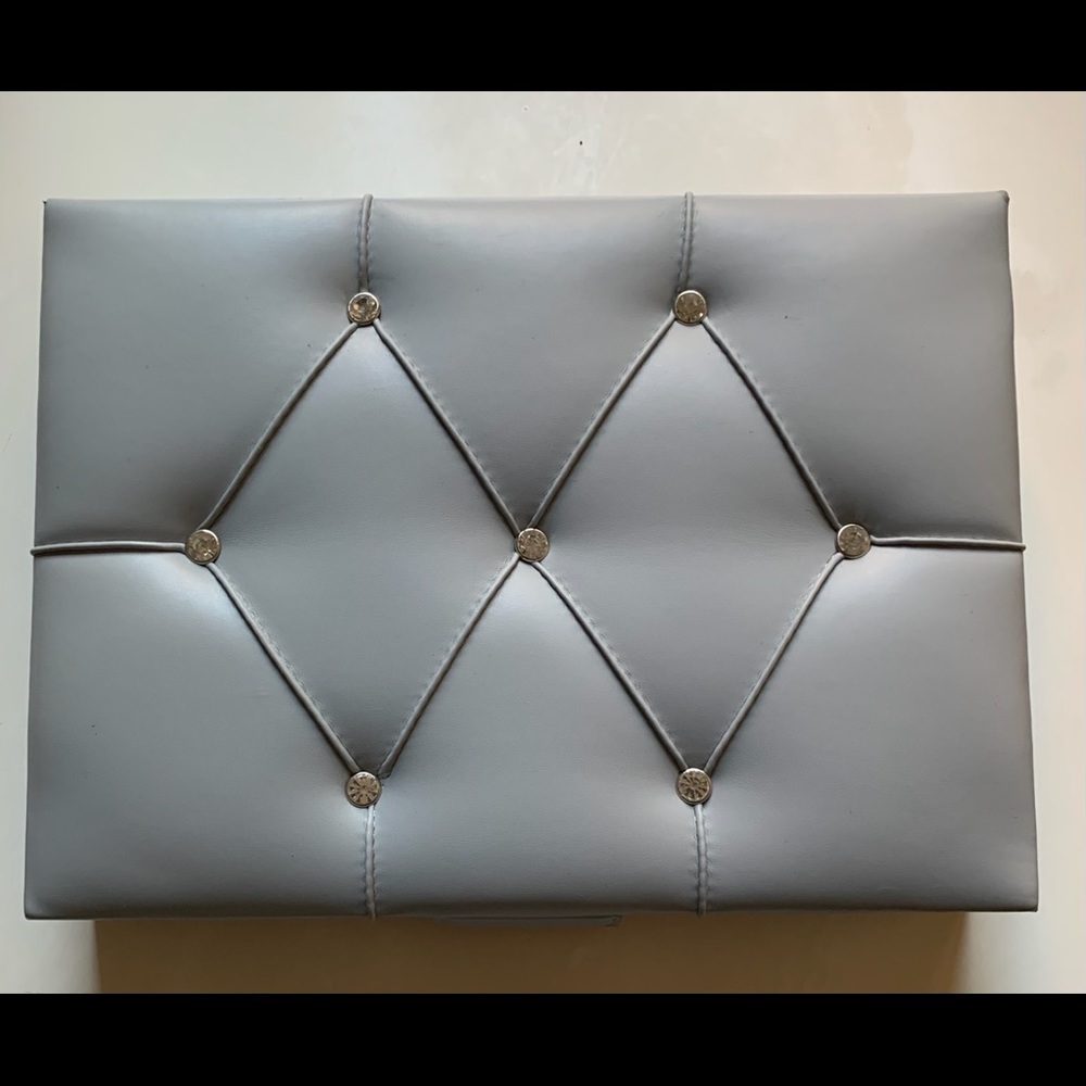 Beautiful grey jewelry box